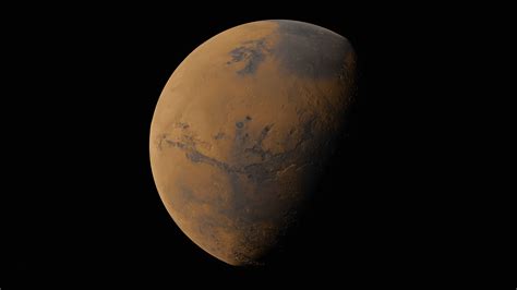 7680x4320 Resolution Mars Surface View 8K Wallpaper.
